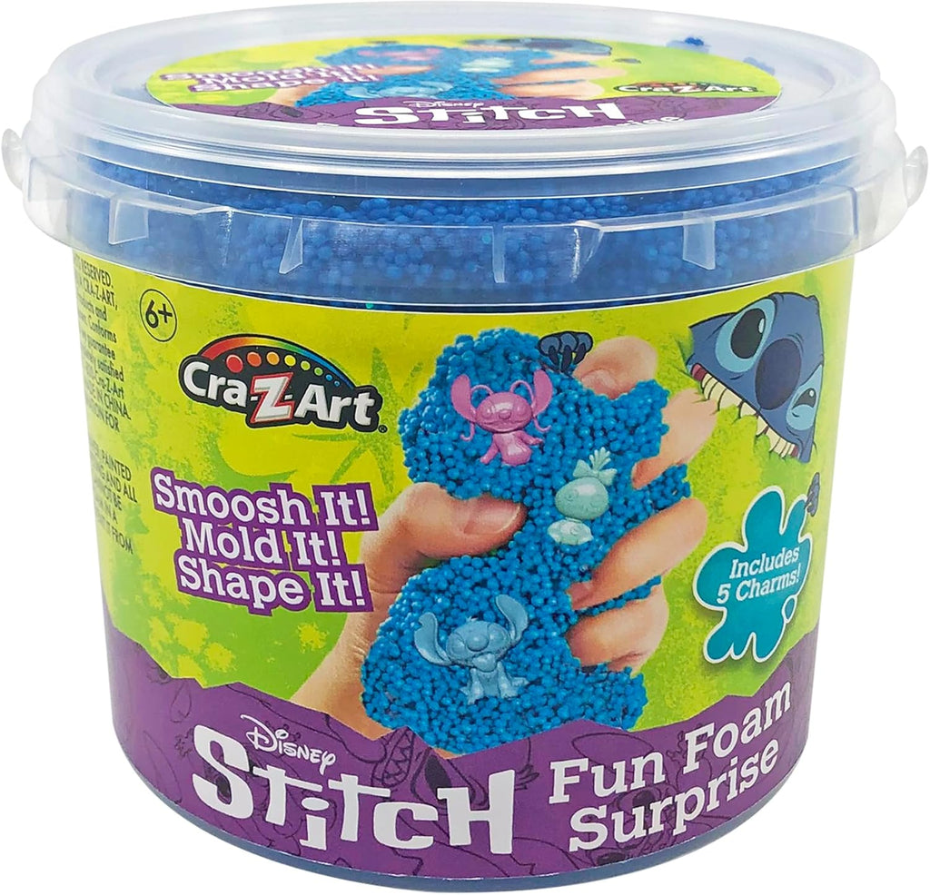 CRA-Z-Art Stitch Fab Foam Surprise Bucket, Includes Foam Shapes and Craft Supplies, Ages 6 and Up