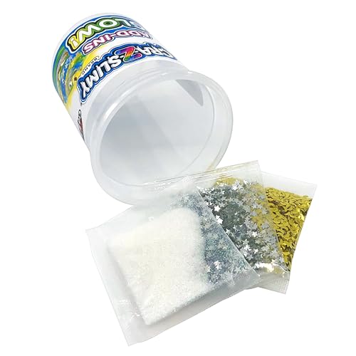 Cra-Z-Slimy Glow! 4 Pack Multicolor Premade Slime Set – Comes with 3 Slime Colors and Add-Ins, Ages 6 and Up