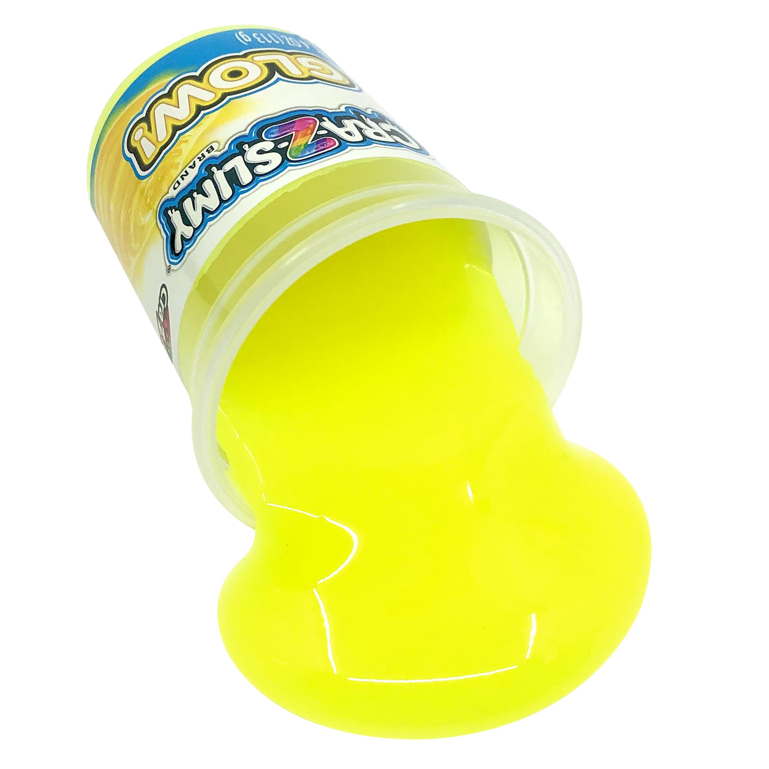 Cra-Z-Slimy Glow! 4 Pack Multicolor Premade Slime Set – Comes with 3 Slime Colors and Add-Ins, Ages 6 and Up