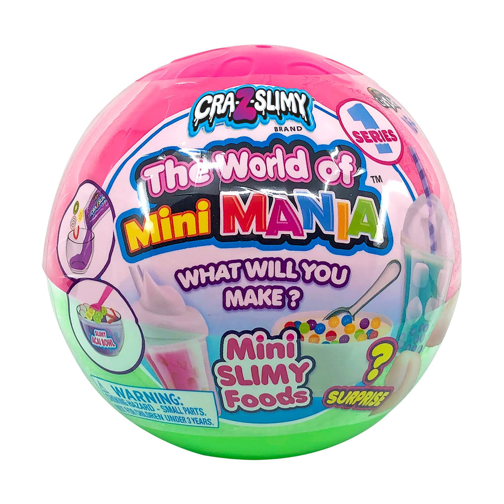 CRA-Z-Slimy World of Mini Mania Surprise Ball Collectables Make Your