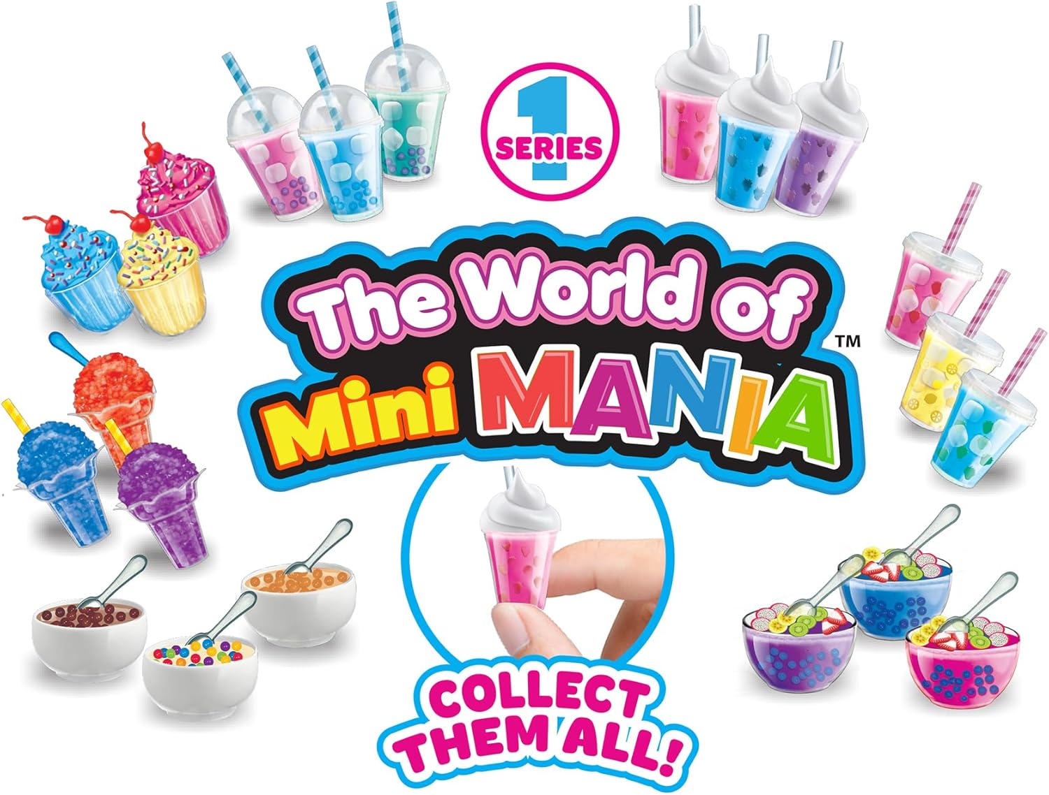 CRA-Z-Slimy World of Mini Mania Surprise Ball Collectables Make Your