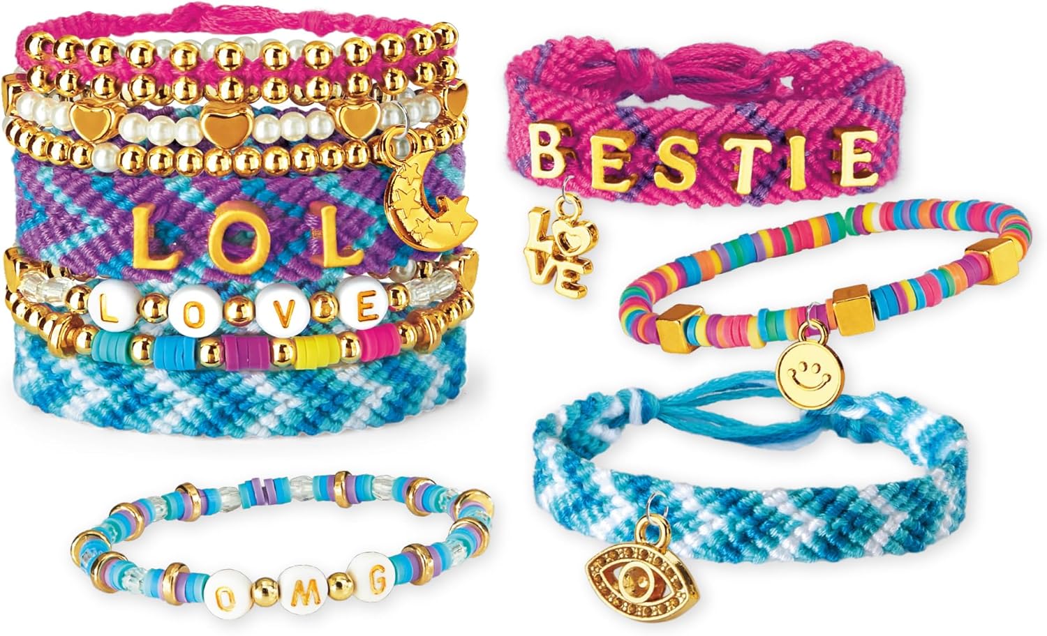 Shimmer 'n Sparkle Sparkling A-Z Fashion Bracelets Making Kit