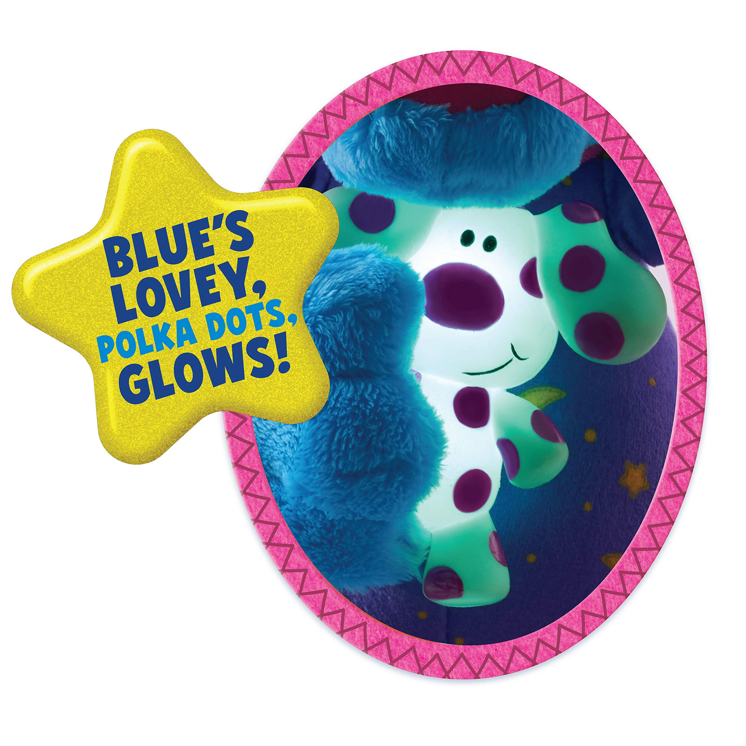 Blue’s Clues & You! Bedtime Blue 13-Inch Plush, Light-Up and Musical Stuffed Animal, Dog, Kids Toys for Ages 3 Up by Just Pla