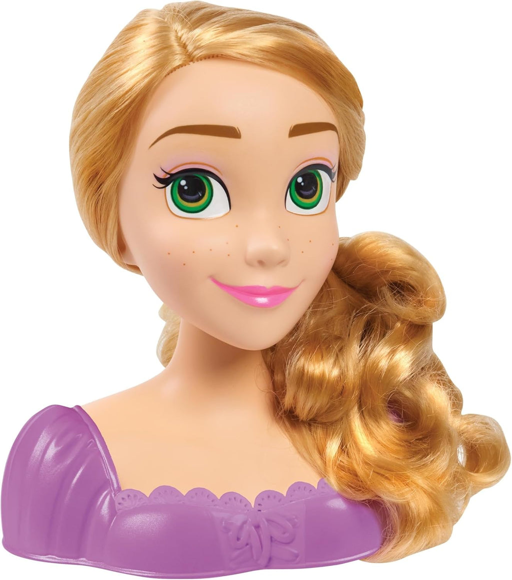 Just Play Disney Princess Rapunzel Hairstyle Head 7 Pieces Pretend Play