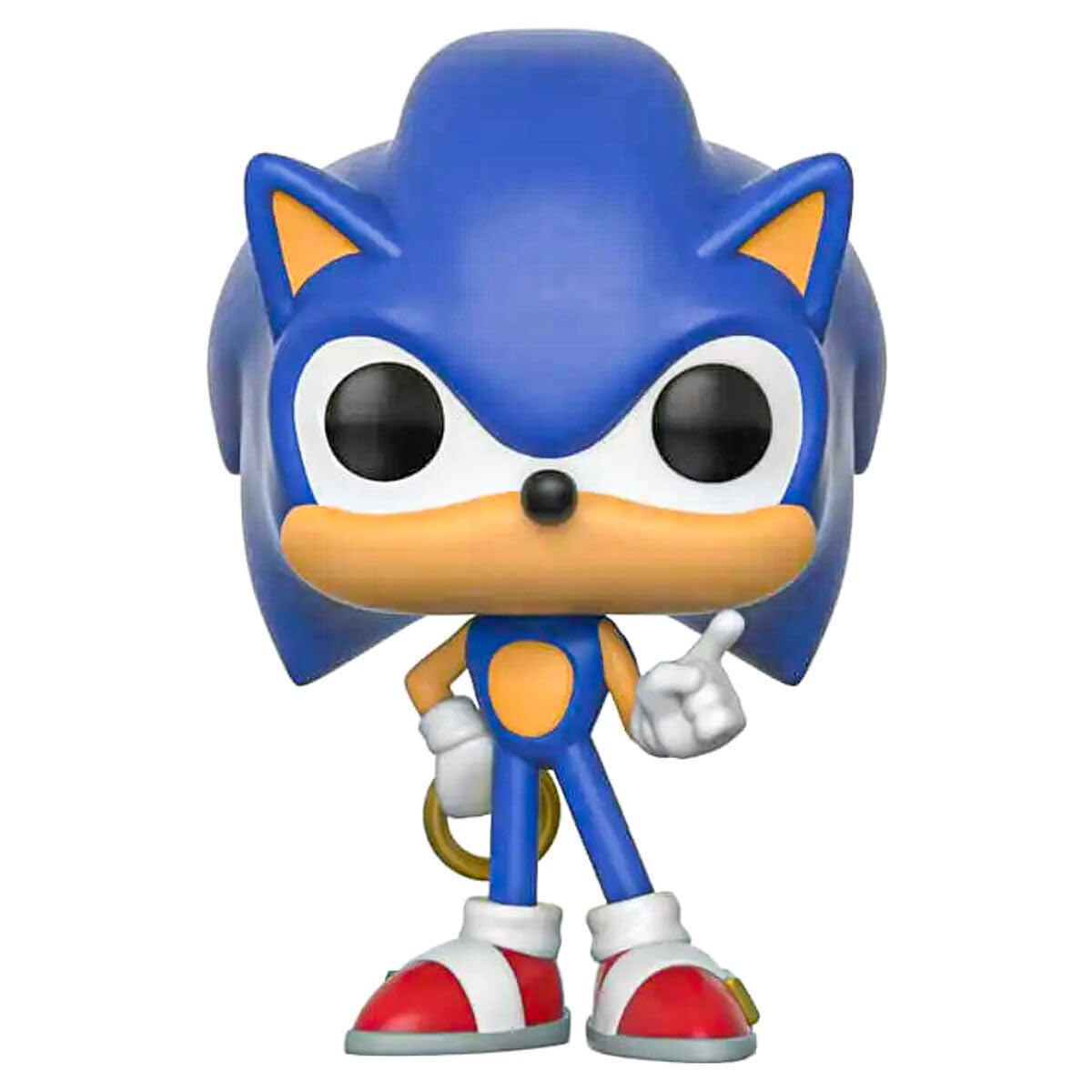 POP Games: Sonic - Sonic with Ring Collectible Toy, Multicolor, One Size Funko