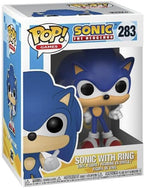 POP Games: Sonic - Sonic with Ring Collectible Toy, Multicolor, One Size Funko