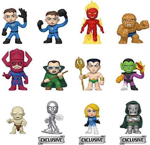 Funko Mystery Minis: Fantastic Four, Multicolor