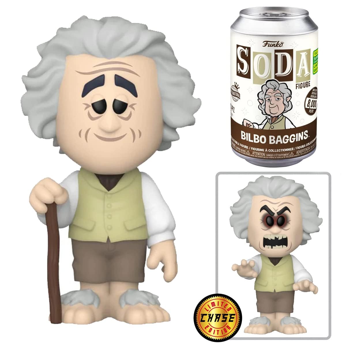 Funko Vinyl SODA: The Lord of The Rings - Bilbo Baggins w/Chase