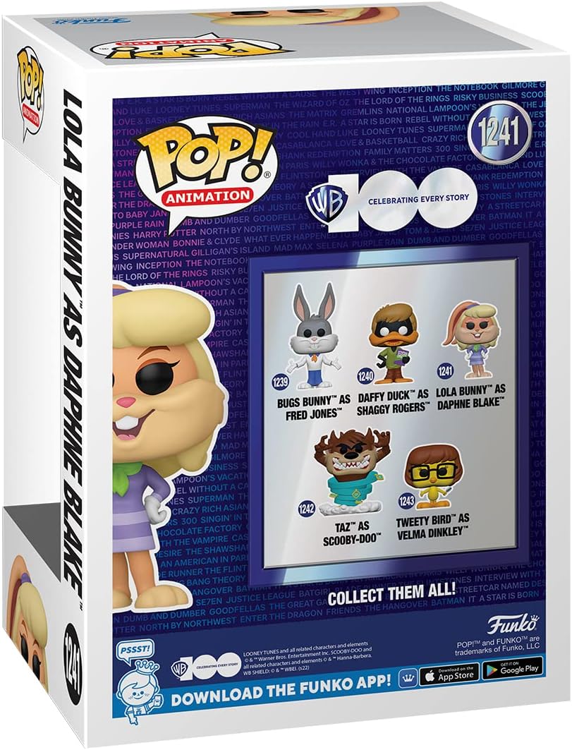 Funko Pop! Animation: WB 100 - Looney Tunes, Lola Bunny as Daphne Blake