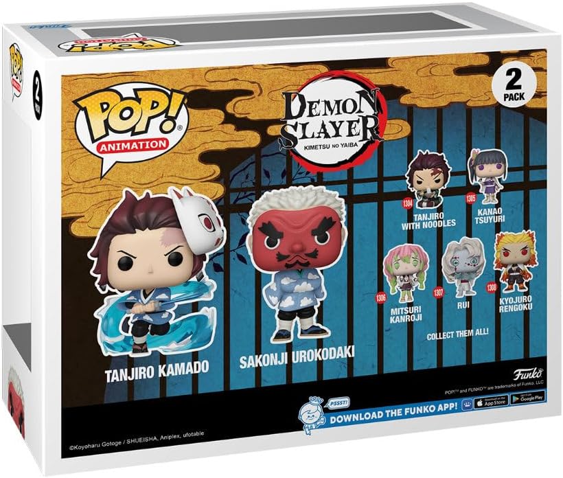 Funko Pop Animation Tanjiro Kamado & Sakonji Urokodaki