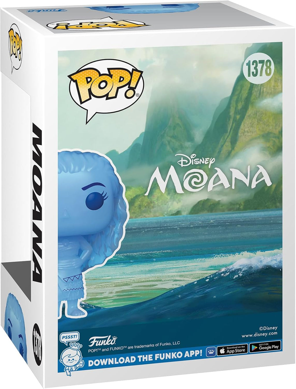 Funko Moana Translucent Pop! Vinyl Figure #1378 - Entertainment Earth Exclusive