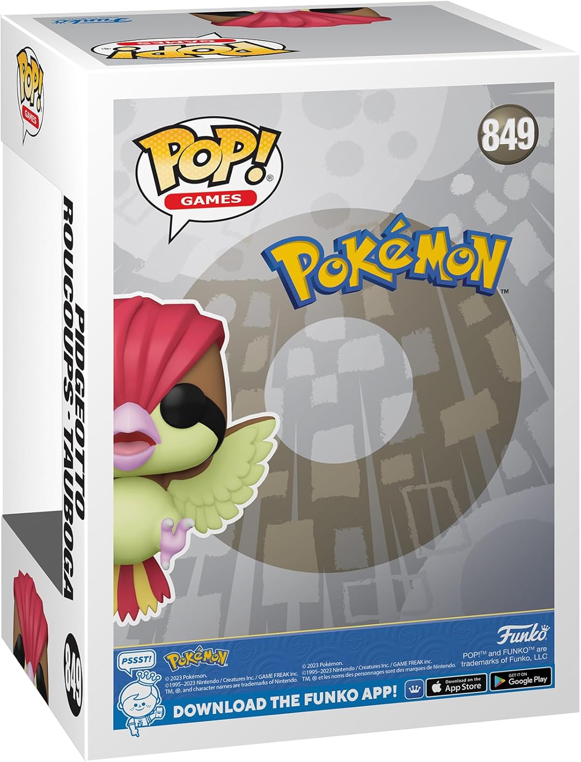 Funko - Figurine Pokemon - Pidgeotto/Roucoups Pop 10cm - 0889698746311