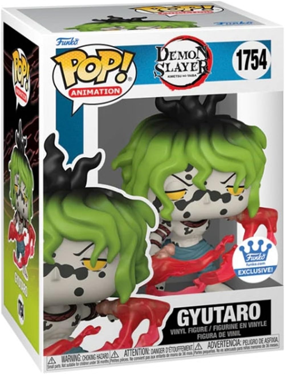 Funko POP! Animation 1754 Demon Slayer Gyutaro (Blood Attack) Special Edition