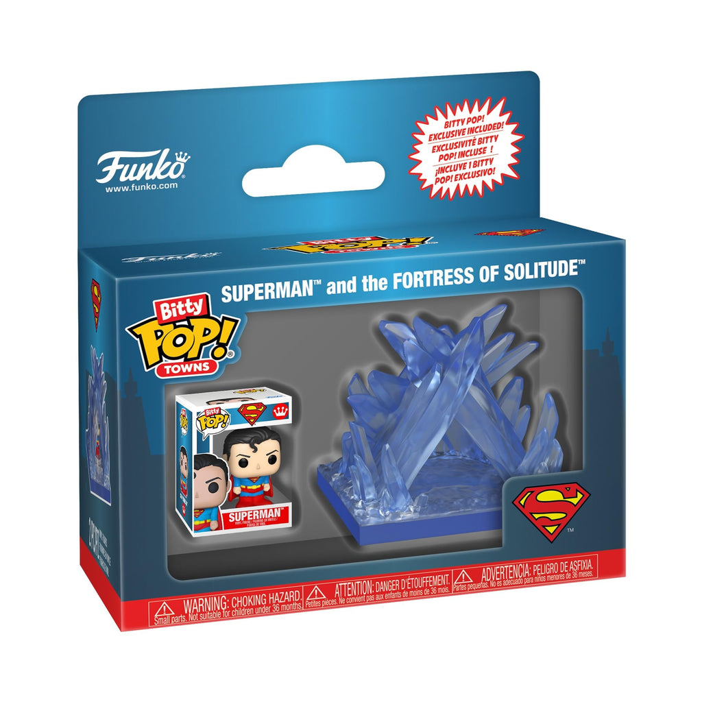 Funko Pop! Bitty Town: DC - Superman and The Fortress of Solitude