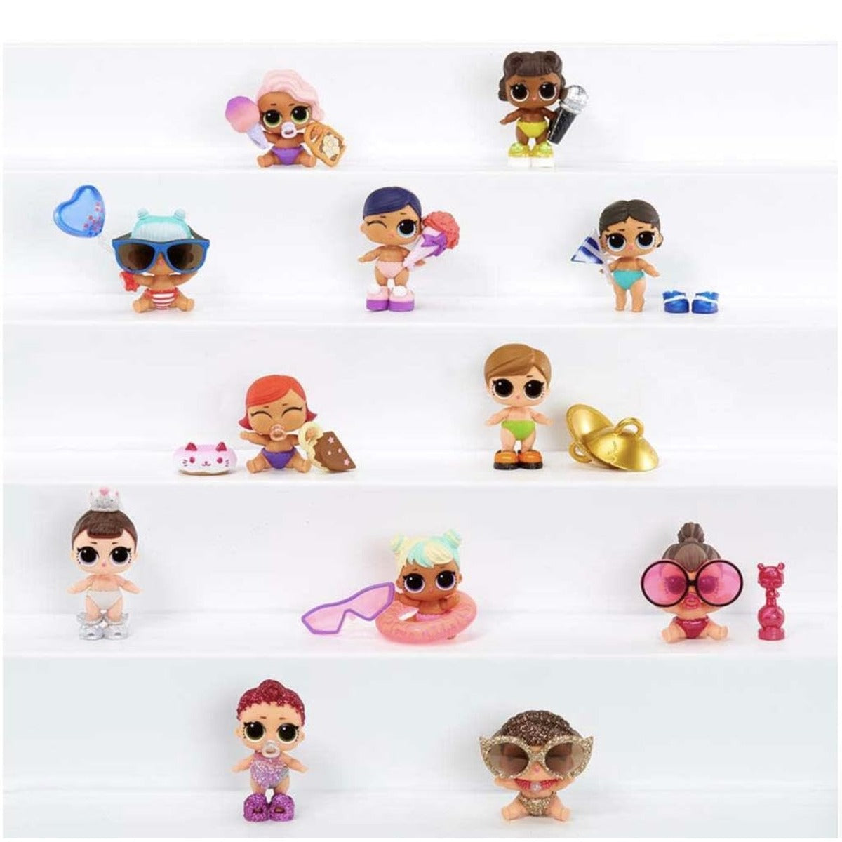 L.O.L. Surprise! 119791EU Magic Fizz Lil Sisters Asst in PDQ, Multicolor