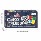 Ankit Toys & Games 2in1 Chess & Ludo Jumbo Game Set