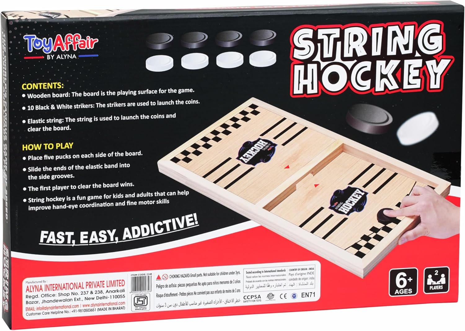 Fast Sling Puck Board Game