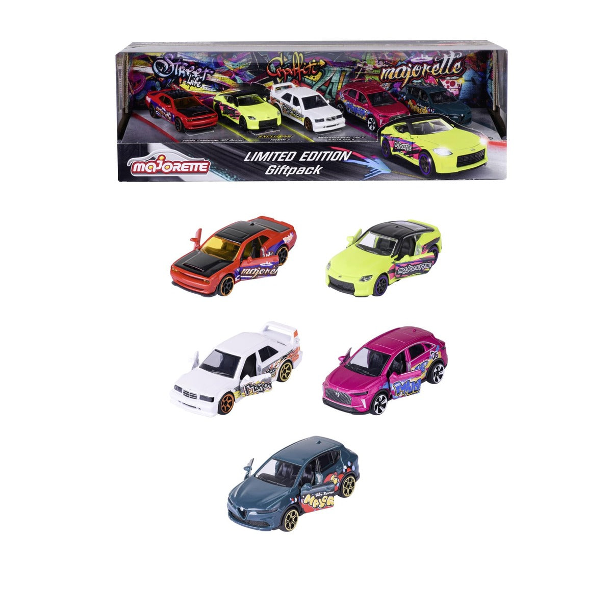 Majorette - Giftpack SL 11 5Pcs - Set of 5 Vehicles Including 2