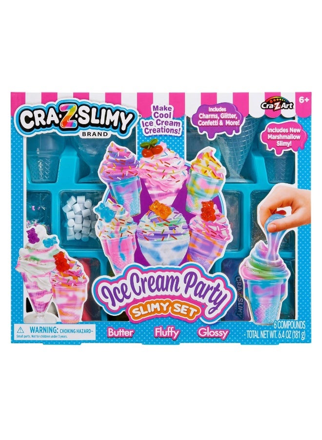 Cra-Z-Slimy Ice Cream Party Slime Set CA-60508