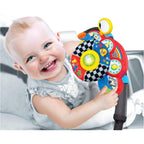 Amazon.com: winfun Baby Learning Steering Wheel with Sound and Light, 360° Spin, Movable Gearshift, Stroller Attachment, Interactive Toy for Motor Skill Development, Sensory Stimulation, Fun for Infants and : Toys & Games
