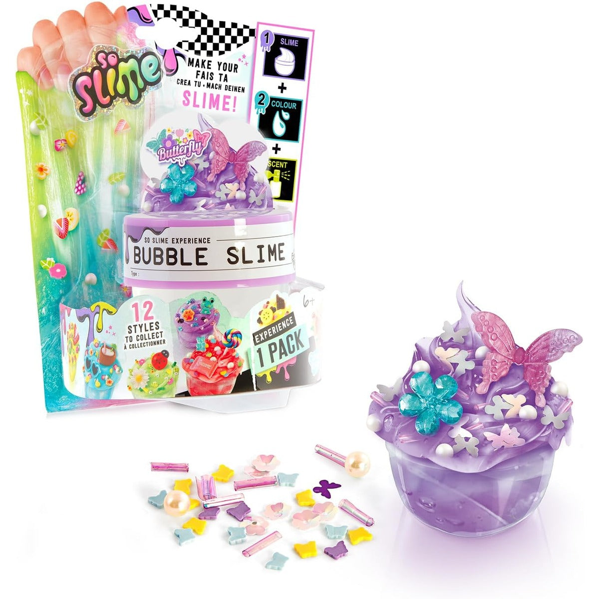Canal Toys - So Slime - Slime Experience 1 Pack - An Ultra Personalized Creation - Choose Your Texture, Scent, Deco - Gift Idea for Children 6 Years+ - Creative Leisure - Imagination - SSC 409