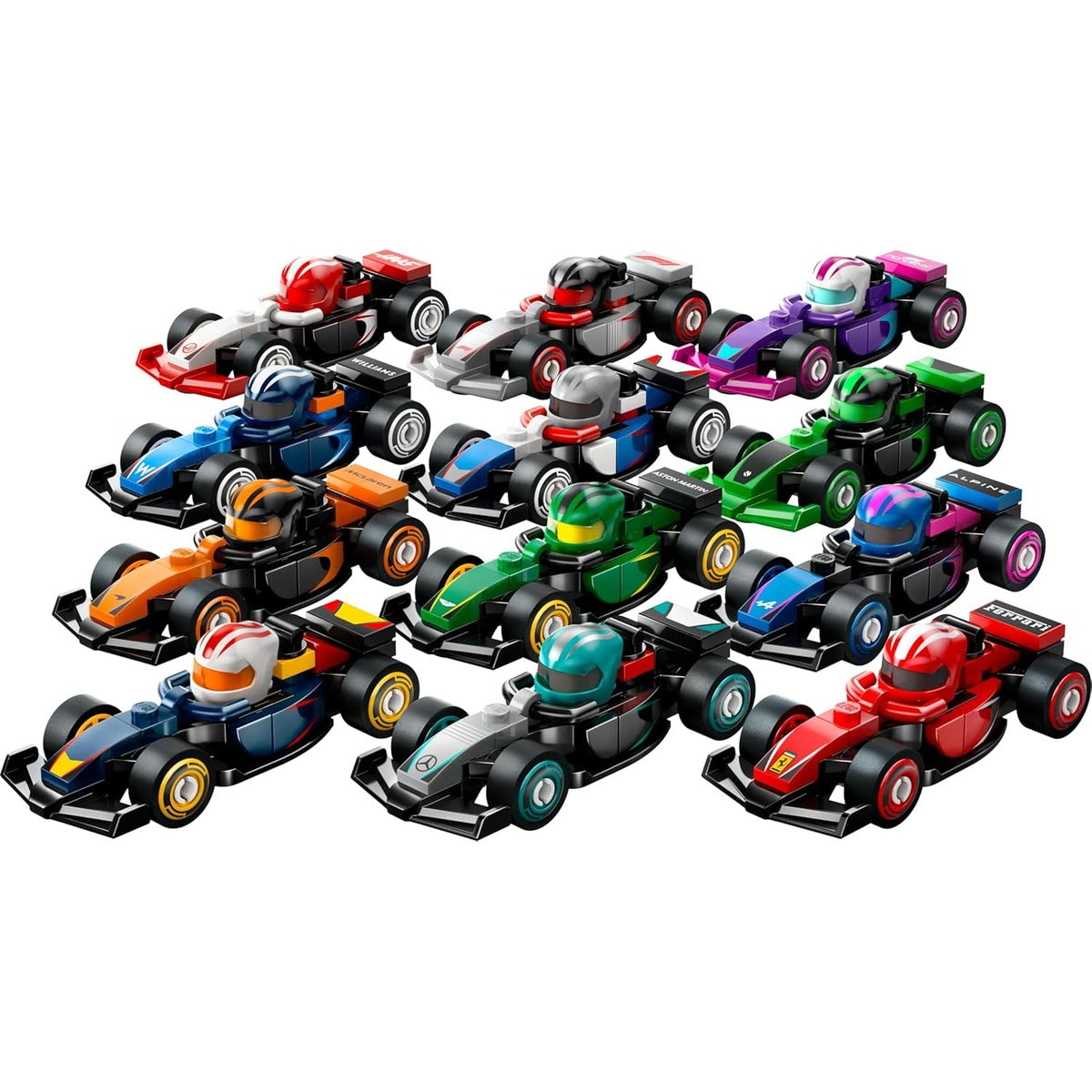 12-Pack F1 Race Cars - LEGO Collectibles
