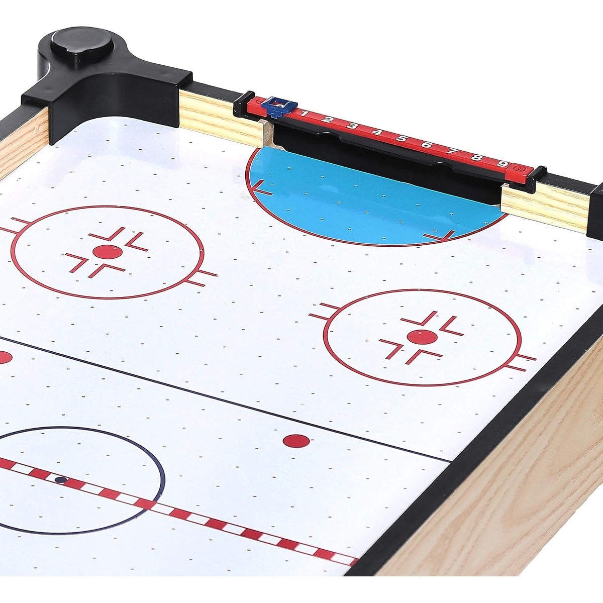 Merchant Ambassador Table Top Air Hockey 27 Inch (68.5 Cm)! Include 4 Legs! Exclusive Patent Technology!Easy Assemble! Simple Set up Corner! No Screw No Nails Needed! Age 3 & Above