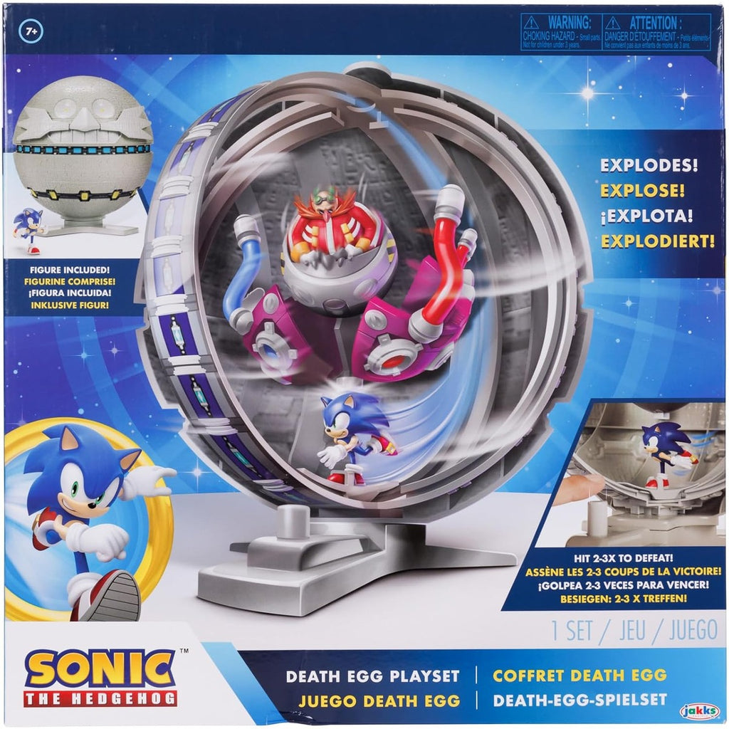 Sonic The Hedgehog 2.5" Action Figure Death Egg Playset with Sonic