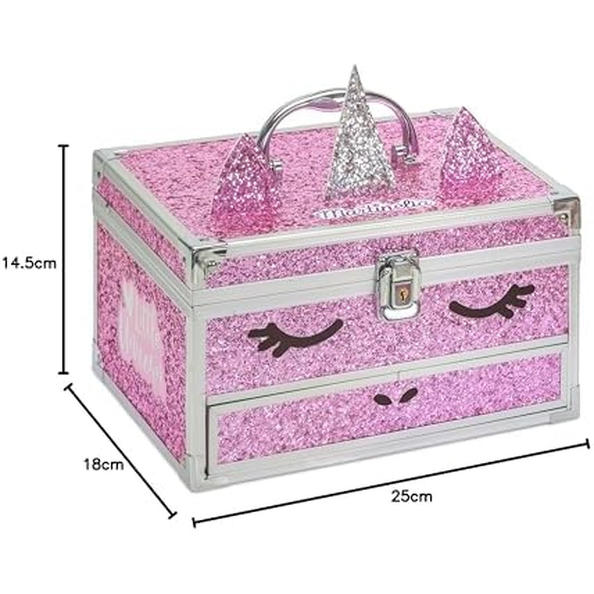 MARTINELIA UNICORN BIG GLITTER CASE