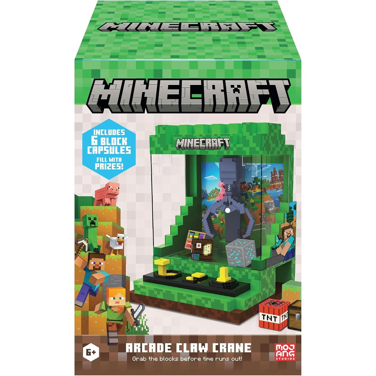 Merchant Ambassador x Minecraft Arcade Claw Crane Overworld Desktop Game Machine