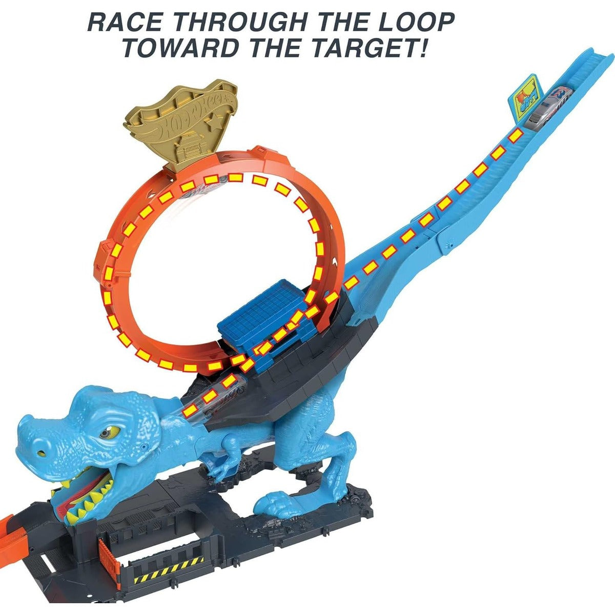Hot Wheels City Track Set with 1 Toy Car