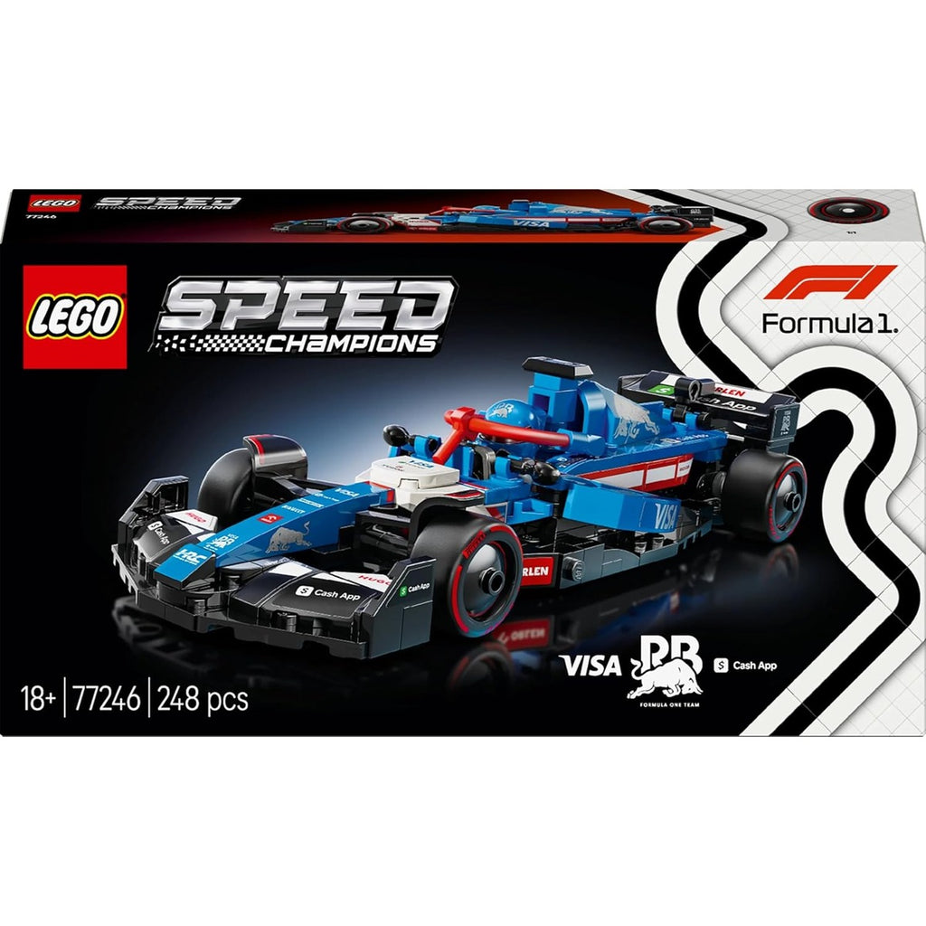 LEGO 77246 Speed Champion Visa Cash App RB VCARB 01 F1(R) Race Car Toy
