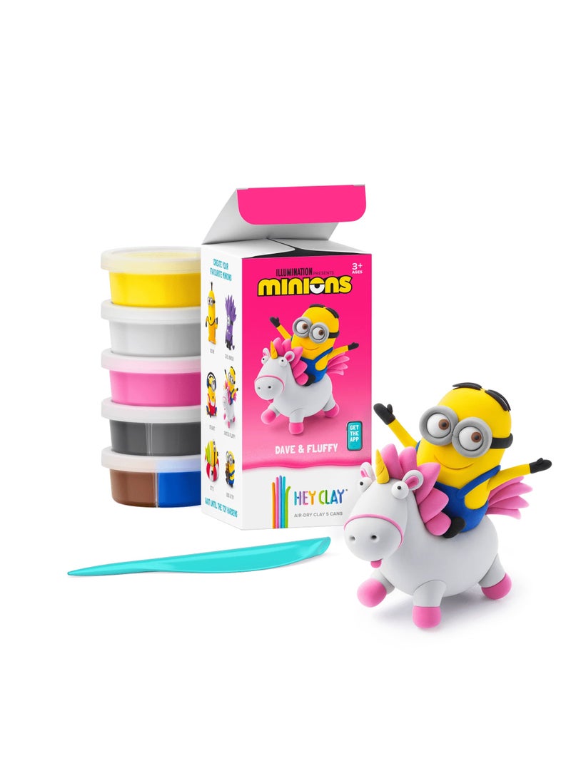 HEY CLAY Monsters Set-Colourful Modeling Kids-Air Dry Clay Kit 15 Cans And Sculpting Tools