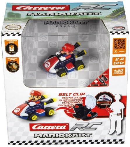 Carrera 370430002P Kart Mini RC, Mario, Red