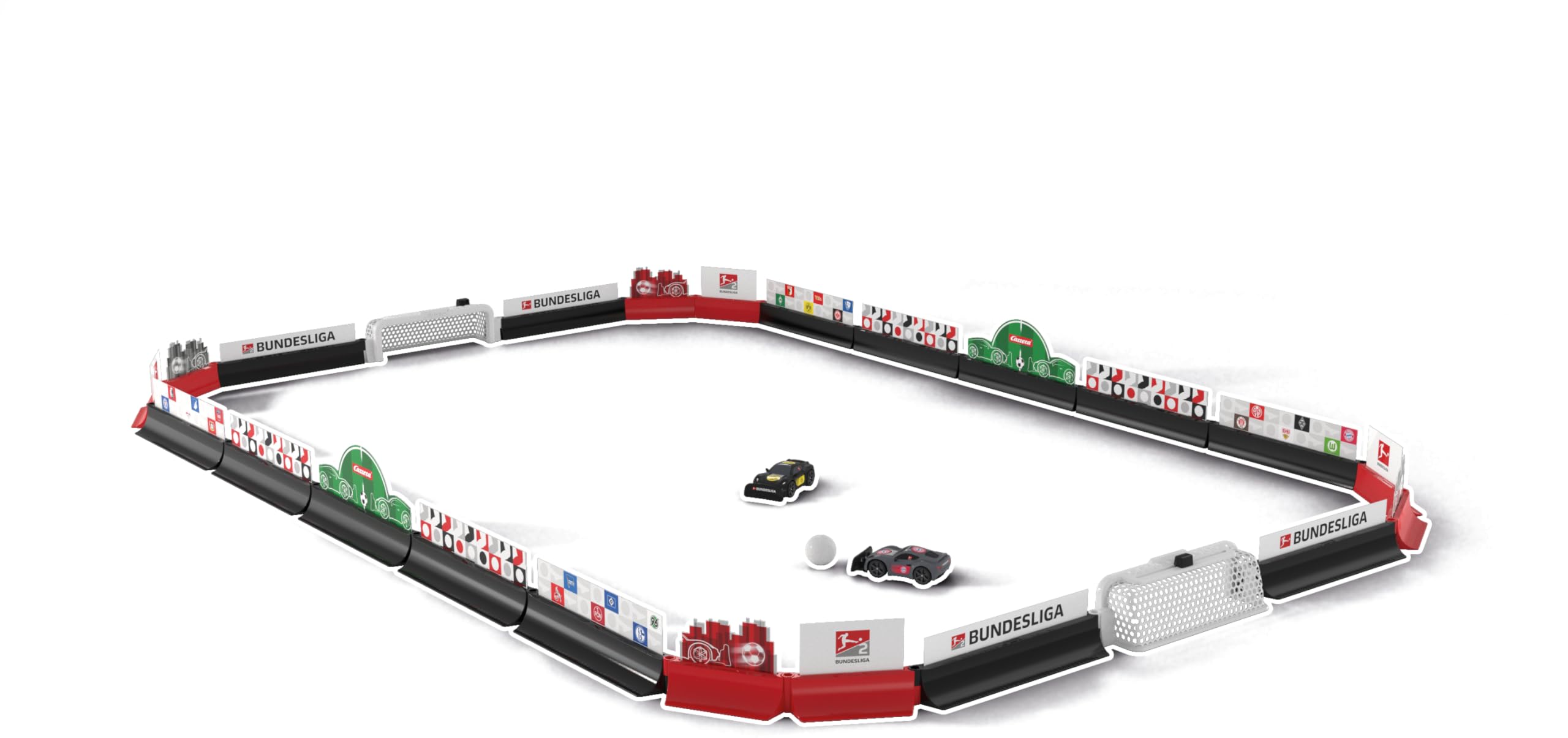 Carrera RC Vehicle Bundesliga Soccer Set I Playing Field with 2 Mini RC