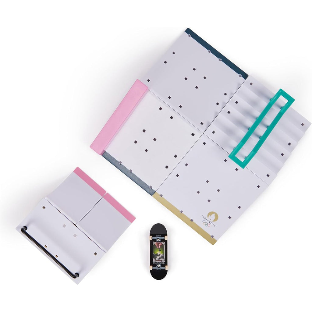 Tech Deck, Shane O'Neill's Olympic Games Paris 2024 Ramp Customizable X-Connect Park Creator Playset & Exclusive Fingerboard, Kids Toy for Ages 6+