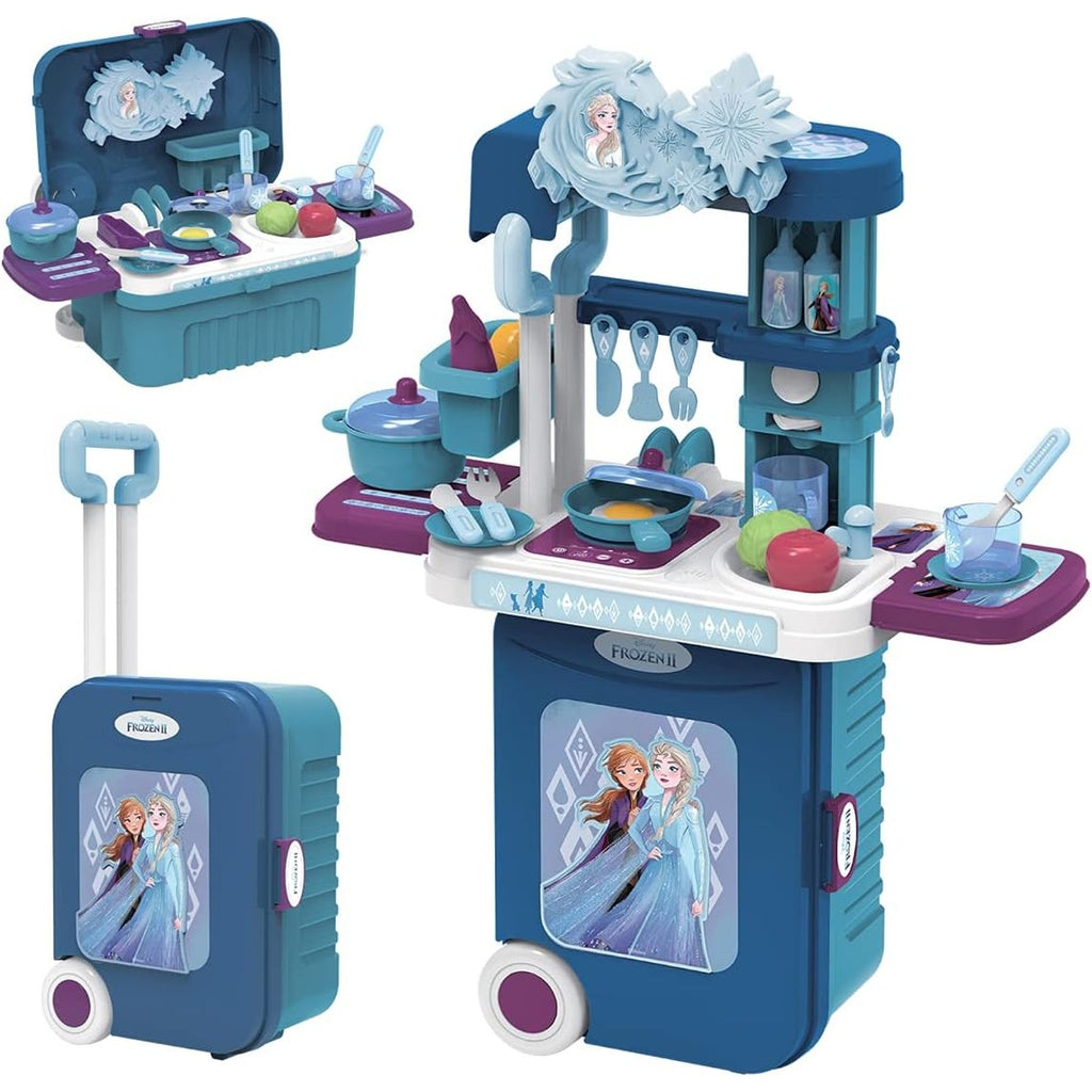 Disney Frozen2 Kitchen Trolley Case 3 In 1, Blue, EODS008-951MA