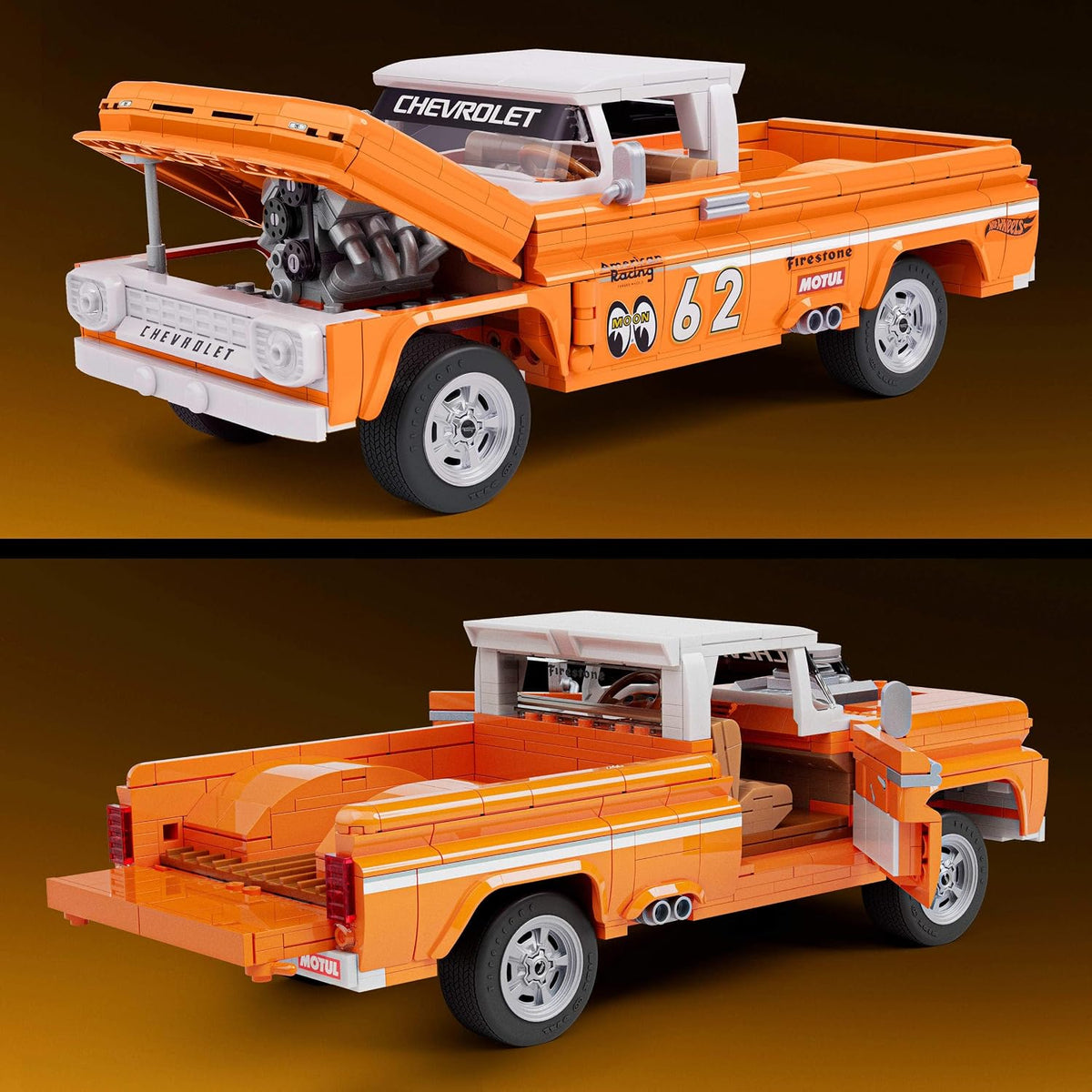 Mattel Brick Shop Hot Wheels Custom '62 Elite Chevy Pickup