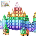 PicassoTiles 120pcs Mini Size Magnetic Tiles Magnet Toys Diamond Series Sensory Construction Building Blocks Set STEM Learning Travel Size Educational Toy for Kids Boys Girls Toddlers Age 3+ PTM120 Mini 120pcs 12.88*8.13*1.5in