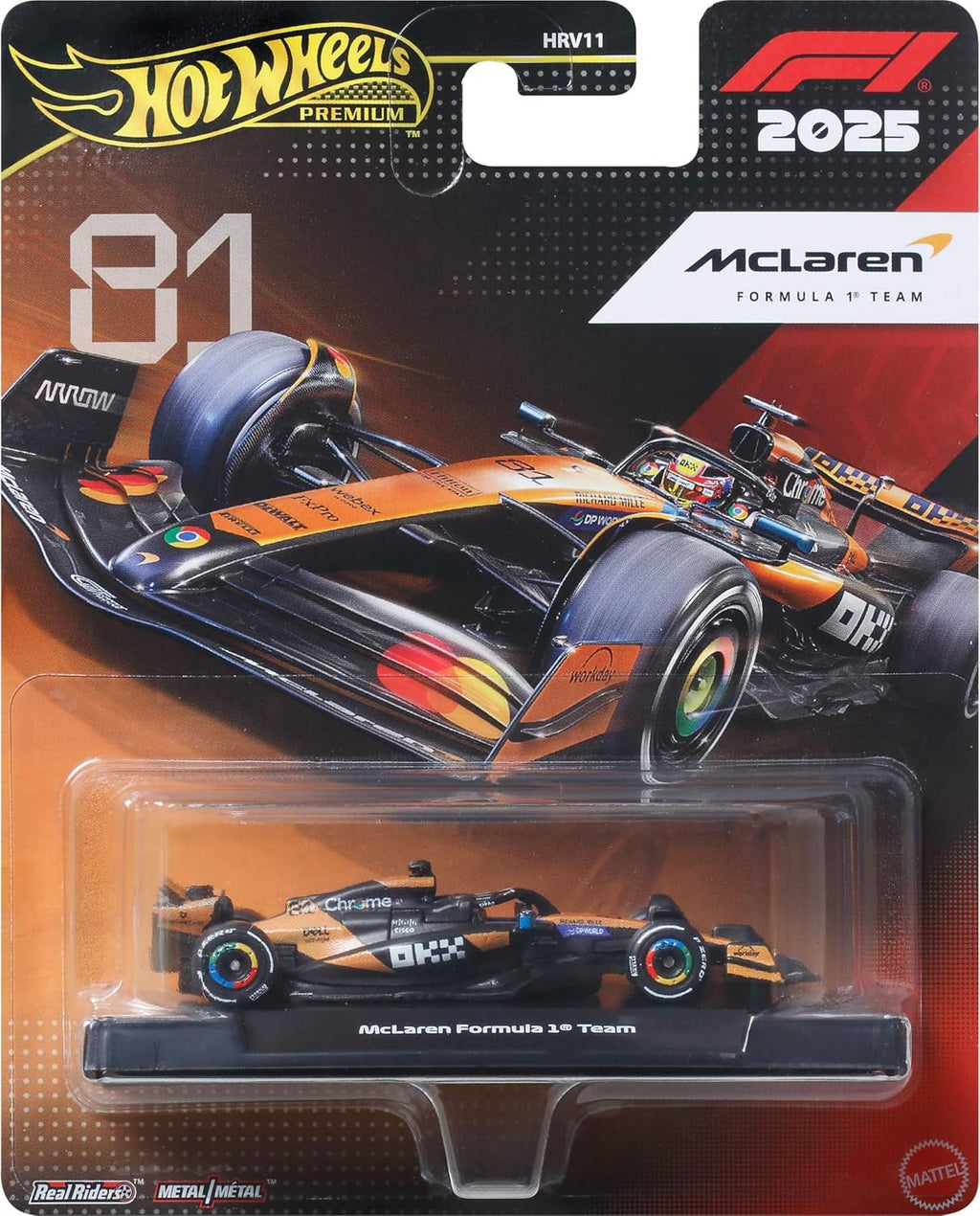 Hot Wheels Premium Race McLaren Lando Norris #4