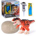 Primal Hatch - Secret Hatch Hybrid Dino - Hatching Dinosaur Egg - Collectable Hybrid Dinosaur Figure - 2 Accessories Included - Kids Toy Age 5+ - Random Model