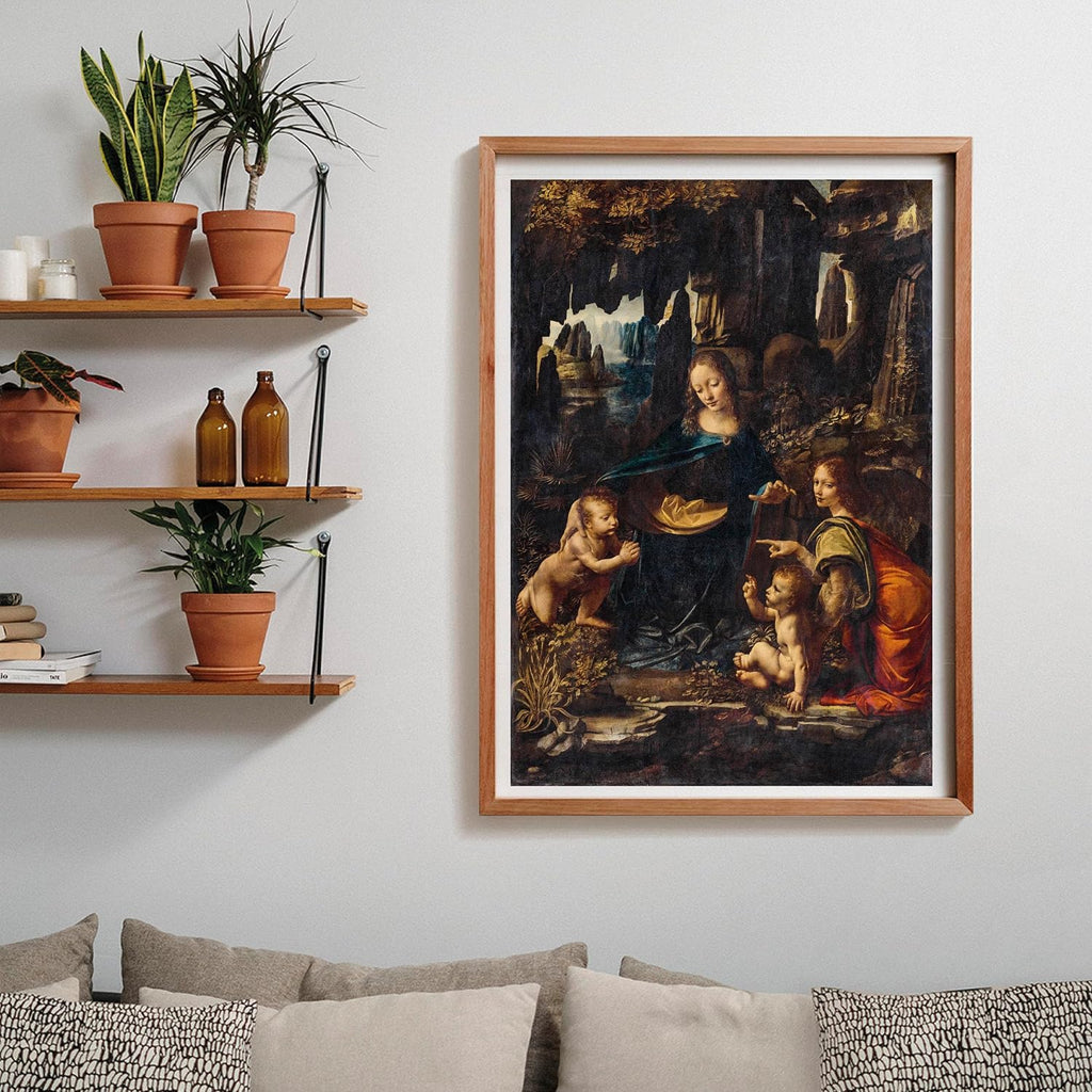 Clementoni 39767 Museum Collection Leonardo, The Virgin of The Rocks 1000 Pieces, Jigsaw Puzzle for Adults