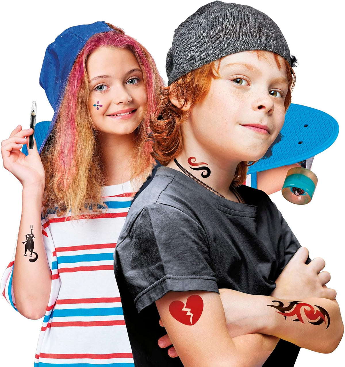Clementoni Science & Play Fun Art-Tattoo Kit - Educational Arts & Craf