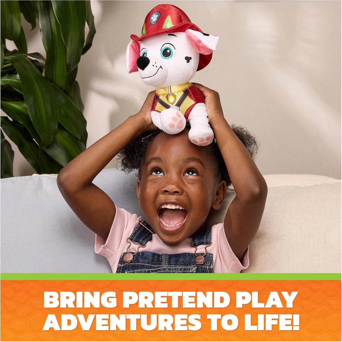 PAW Patrol: The Dino Movie Marshall Dino Rescue Plush Toy