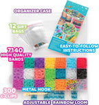 Rainbow Loom® MEGA Combo Set, Features 7000+ Colorful Rubber Bands, 2 Step-by-Step