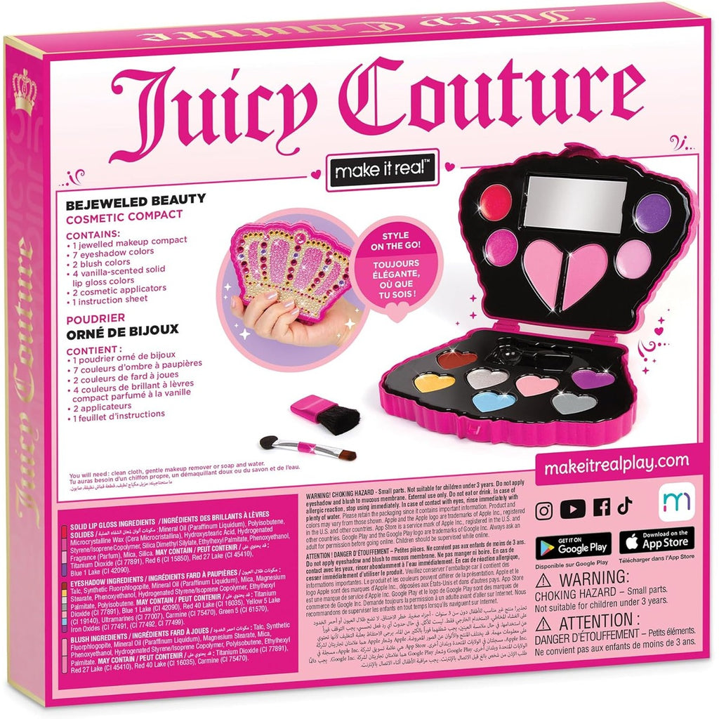 Make It Real: Juicy Couture Bejeweled Beauty Cosmetic Compact