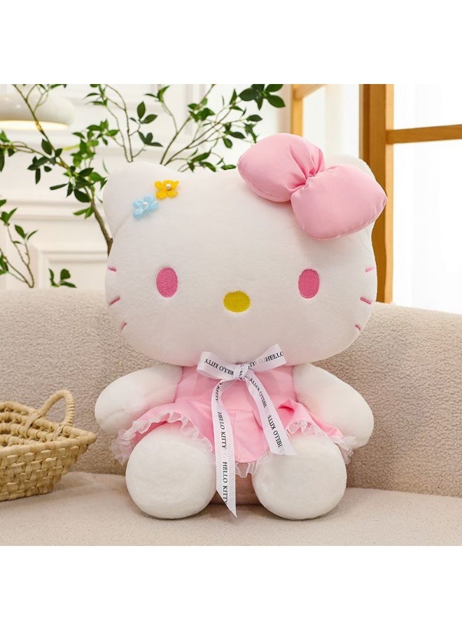 Hello Kitty Plush Toy, 23cm Kawaii Black Gold Plush Toy, Cartoon Hello Kitty Plush Toy