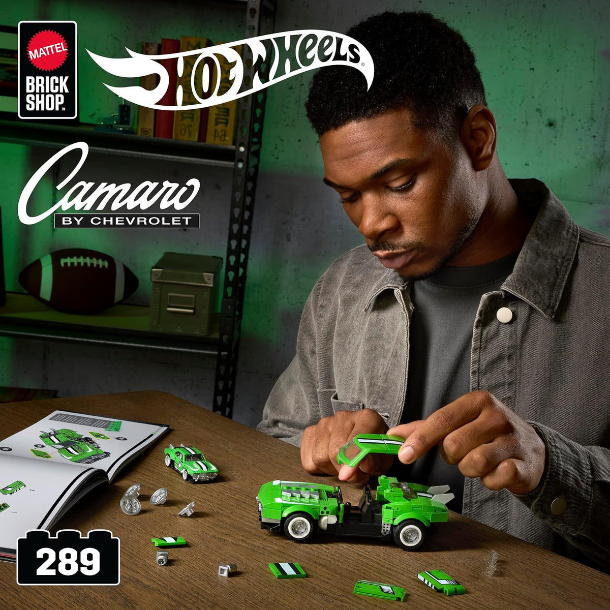 Mattel Brick Shop Hot Wheels Speed Camaro