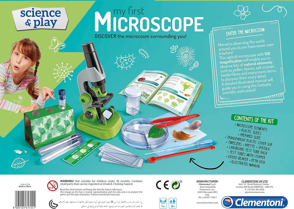 Clementoni Science & Play My First Microscope