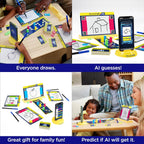 Mattel Games Pictionary Vs. AI Family Game for Game Nights with Kids, Adults & Families Using Artificial Intelligence